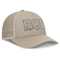 Casquette ajustable Fanatics Tan Authentic Pro Road Trucker des Bruins de Boston pour femmes