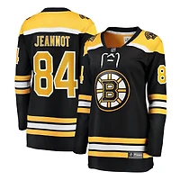 Women's Fanatics Tanner Jeannot Black Boston Bruins Home Breakaway Jersey