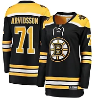 Women's Fanatics Viktor Arvidsson Black Boston Bruins Home Breakaway Jersey