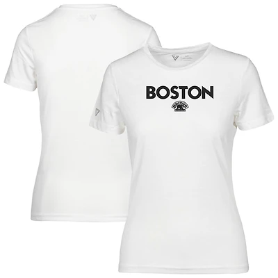 Women's Levelwear  White Boston Bruins Maddox City Capsule T-Shirt