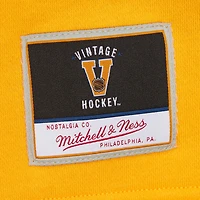 Women's Mitchell & Ness Black Boston Bruins Heritage Lace-Up Pullover Sweatshirt