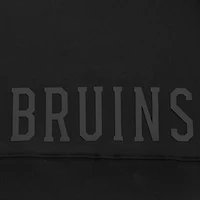 Women's Pro Standard  Black Boston Bruins Jewels Cropped Pullover Hoodie