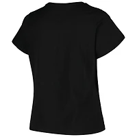 Women's Profile Black Boston Bruins Plus Arch Over Logo T-Shirt