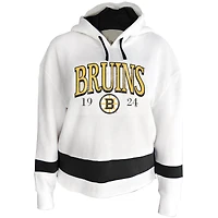 Women's Profile White Boston Bruins Plus Hoodie