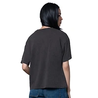 Women's Starter Heather Black Boston Bruins Oversized Hall of Fame T-Shirt