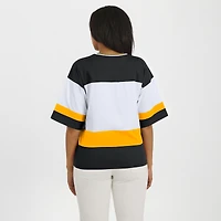 Women's WEAR by Erin Andrews Black/White Boston Bruins Jersey Style Tee