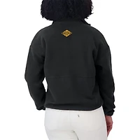 Women's WEAR by Erin Andrews  Black Boston Bruins Polar Fleece Half-Zip Jacket