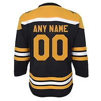 Youth Black Boston Bruins 2020/21 Home - Custom Replica Jersey