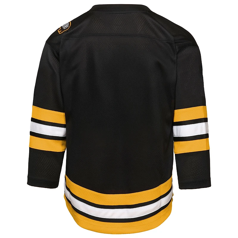 Youth Black Boston Bruins Home Replica Jersey