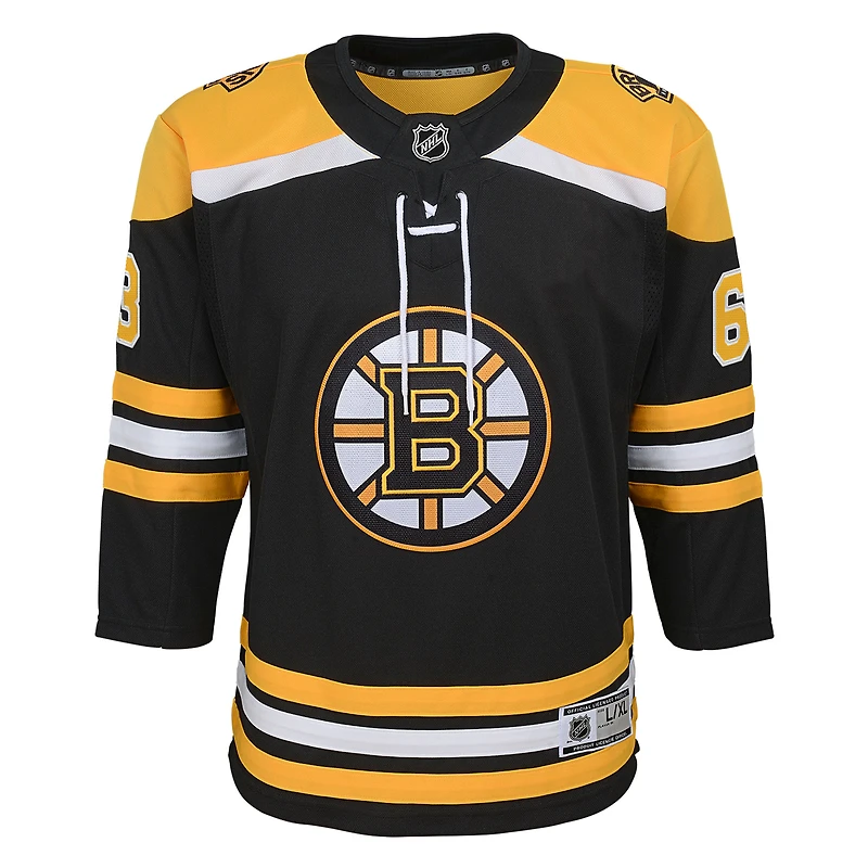 Maillot de joueur première qualité à domicile des Bruins Boston, Brad Marchand, noir, pour jeunes