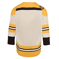 Maillot vierge crème pour jeunes des Bruins de Boston, réplique du 100e anniversaire
