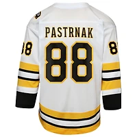 Maillot de joueur David Pastrnak blanc à domicile des Bruins Boston