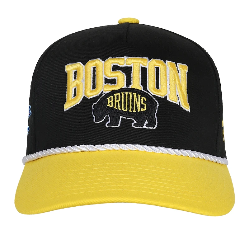 Youth Fanatics  Black Boston Bruins 2026 NHL Stadium Series Team A-Frame Adjustable Hat