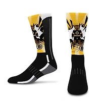 Youth For Bare Feet Boston Bruins Mascot Ka-Pow Crew Socks