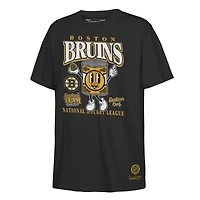 T-shirt noir Mitchell & Ness pour jeunes des Bruins de Boston