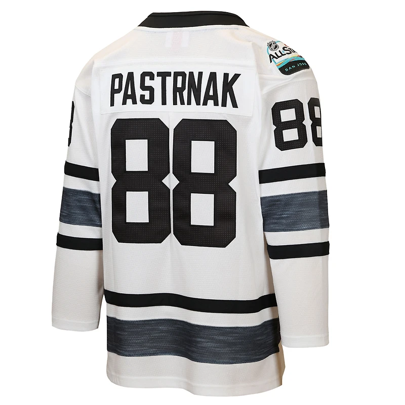 Youth Mitchell & Ness David Pastrnak White Boston Bruins 2019 All-Star Game Power Play Jersey