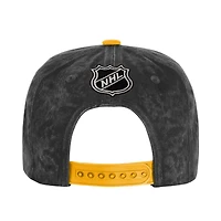 Casquette ajustable True Retro Deadstock des Bruins de Boston noir/or pour jeunes Outerstuff