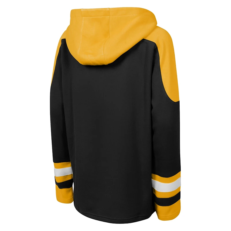 Sweat à capuche domicile col en V noir Youth Outerstuff Boston Bruins Ageless Must Have