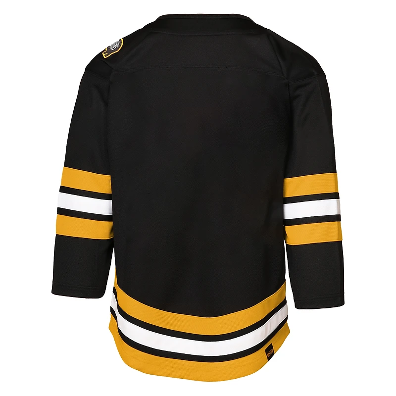 Youth Outerstuff Black Boston Bruins Home Premier Jersey