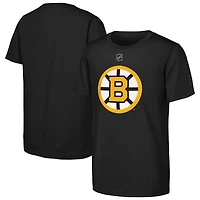 T-shirt noir Outerstuff pour jeunes avec logo principal des Bruins de Boston