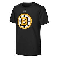 T-shirt noir Outerstuff pour jeunes avec logo principal des Bruins de Boston