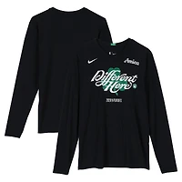Boston Celtics Team-Issued Black Nike Long Sleeve Shirt from the 2026 NBA Playoffs