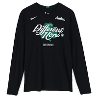 Boston Celtics Team-Issued Black Nike Long Sleeve Shirt from the 2026 NBA Playoffs