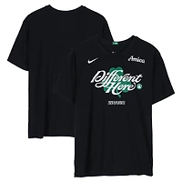 Boston Celtics Team-Issued Black Nike Short Sleeve Shirt from the 2026 NBA Playoffs