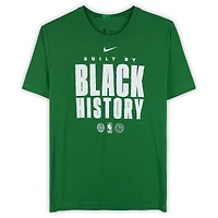 Boston Celtics Team-Issued Kelly Green "Black History Month" Short Sleeve Shirt from the 2025-26 NBA Season
