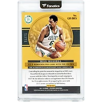 Carte autographiée de Bill Russell (Boston Celtics) 2017-18 Panini Opulence Gold Records #GR-BRS #17/25