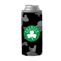 Glacière mince à motif camouflage noir de 12 oz des Boston Celtics