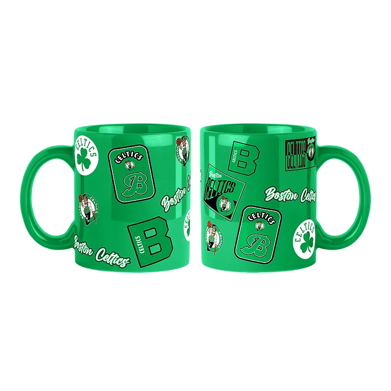 Boston Celtics 2-Pack 15oz. Color Mug Set