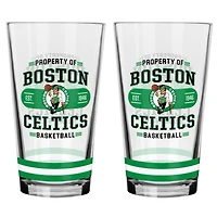Ensemble de 2 verres à mélange Boston Celtics