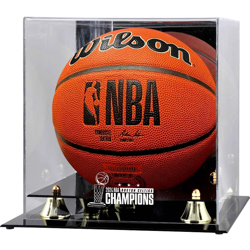 Boston Celtics 2024 NBA Finals Champions Golden Classic Basketball Display Case