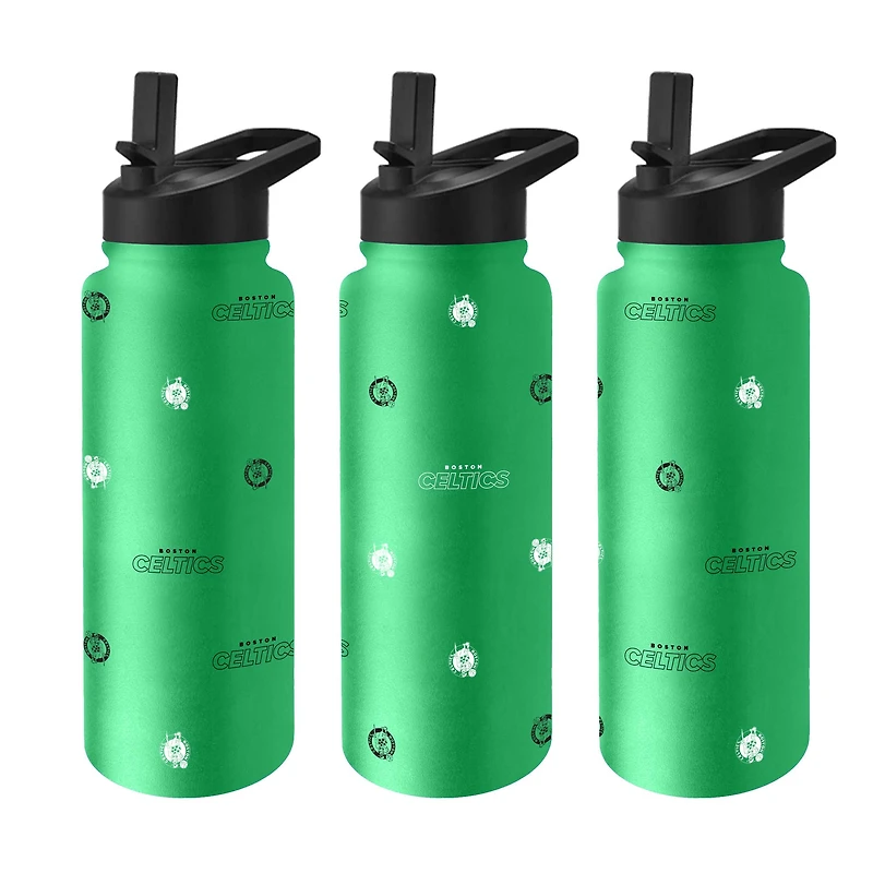 Bouteille de boisson rafraîchissante à boire à répétition des Boston Celtics de 34 oz