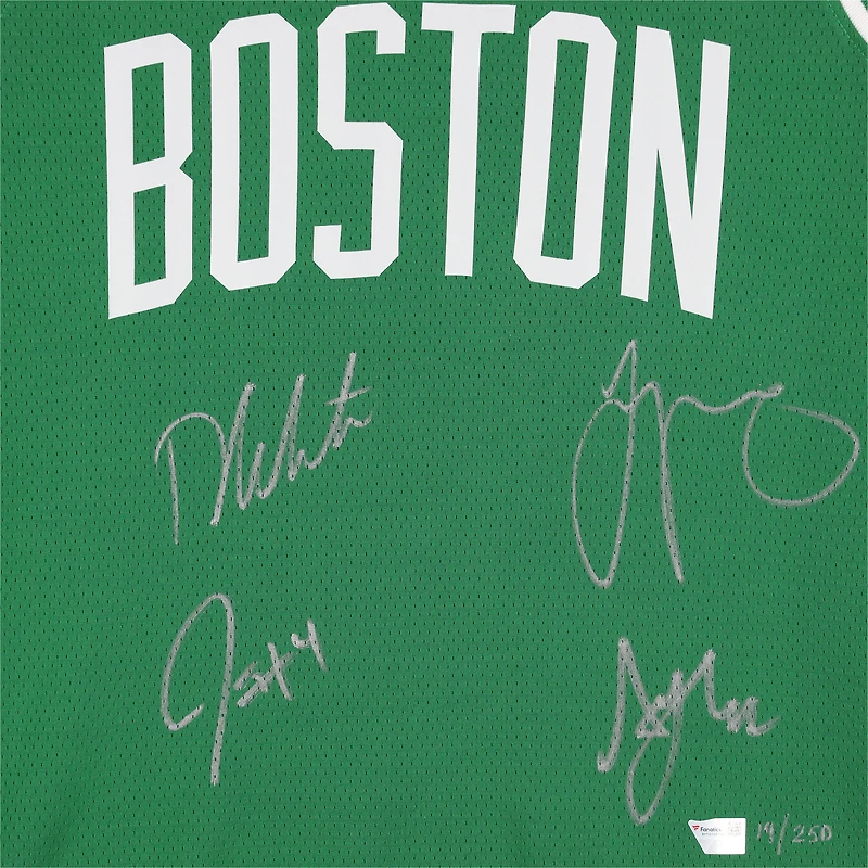 Boston Celtics Autographed 2024 NBA Finals Champions Nike Kelly Green Icon Swingman Edition Jersey with at least 4 Signatures - Limited Edition of 250