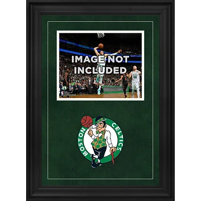 Cadre photo horizontal de luxe Boston Celtics 8" x 10" avec logo de l'équipe