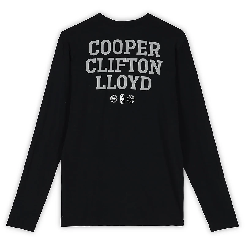 Boston Celtics Team-Issued Black "Pioneers Classic" Long Sleeve T-Shirt from the 2025-26 NBA Season