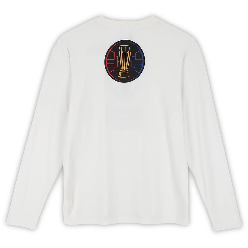 Boston Celtics Team-Issued White Jordan Brand NBA Cup Long Sleeve T-Shirt from the 2025-26 NBA Season - Size XLT