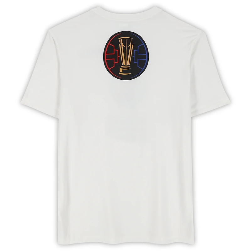 T-shirt blanc Jordan Brand officiel des Boston Celtics, saison NBA 2025-2026