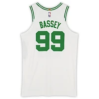 Maillot blanc n° 99 porté par Charles Bassey (Boston Celtics) lors du match contre les Milwaukee Bucks le 3 avril 2026 - Taille 50+4