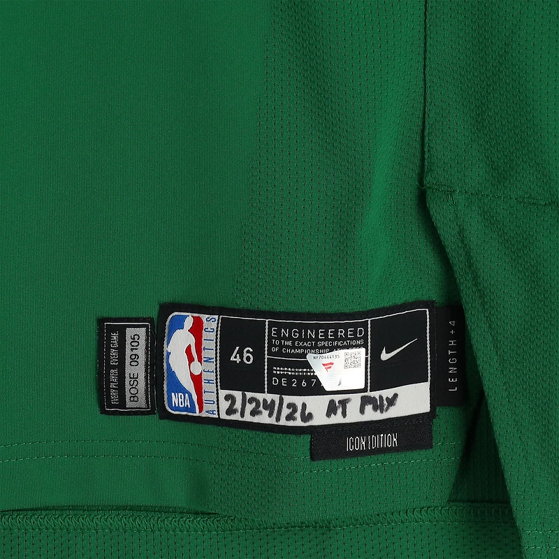 V106832 Celtes Dalano Banton Boston Celtics Game-Used # 45 Maillot vert contre Phoenix Suns le 24 février 2026 - Taille 46 + 4 45 Dalano Banton UNS GU JERSEY 46097 COLGMUJER GUBKJR5335 # 14