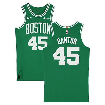 Dalano Banton Boston Celtics Game-Used #45 Kelly Green Nike Jersey vs. Phoenix Suns on February 24, 2026 - Size 46+4