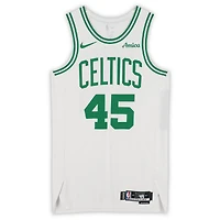 Dalano Banton Boston Celtics Game-Used #45 White Nike Jersey vs. Brooklyn Nets on February 27, 2026 - Size 46+4