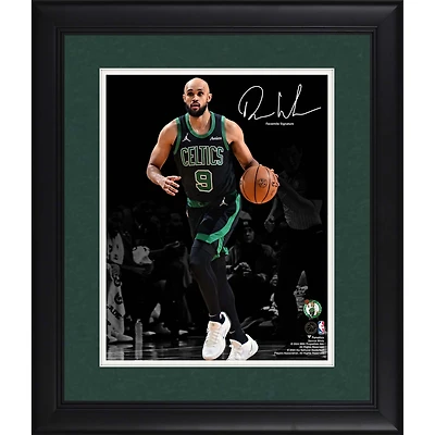 Derrick White Boston Celtics Facsimile Signature Framed 11" x 14" Spotlight Photograph