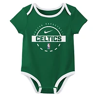 Infant Nike Boston Celtics Two-Piece Bodysuit Set