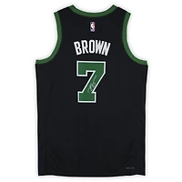 Jaylen Brown Boston Celtics Autographed Black Jordan Brand Statement Edition Swingman Jersey