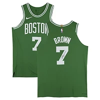 Jaylen Brown Boston Celtics Autographed Kelly Green Nike Icon Edition Authentic Jersey