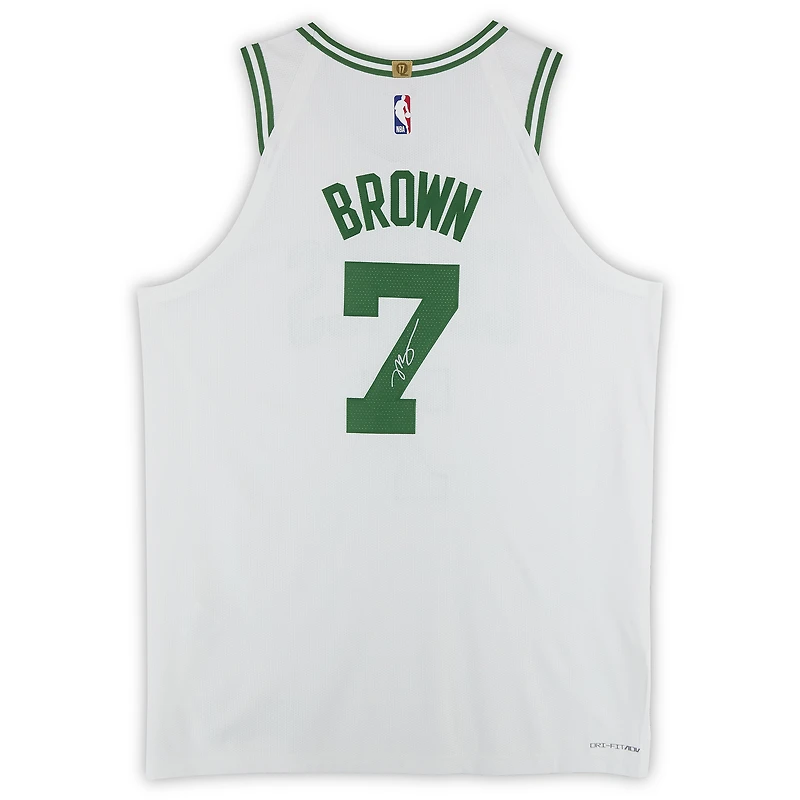 Jaylen Brown Boston Celtics Autographed White Nike Association Edition Authentic Jersey