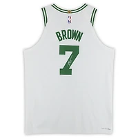 Jaylen Brown Boston Celtics Autographed White Nike Association Edition Authentic Jersey